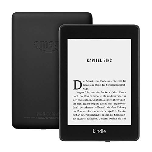 Kindle Paperwhite, wasserfest, 6 Zoll (15 cm) großes hochauflösendes Display, 8 GB – mit Spezialangeboten - Schwarz